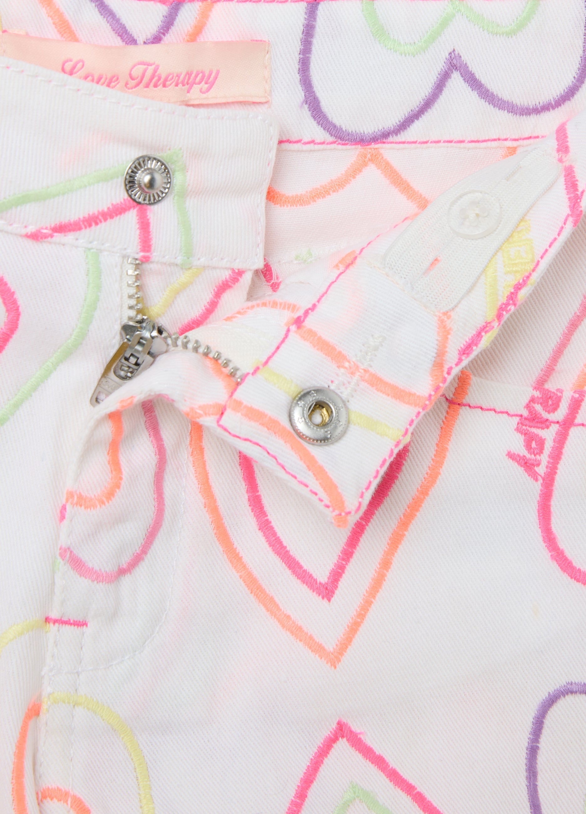 Girls' Pure Cotton Multicolour Regular Fit Shorts With Print