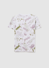Boys' Multicolour Oversized Pure Cotton T-Shirt With Graphic Print