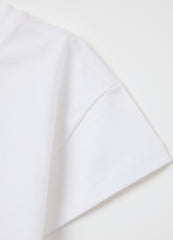 White Pure Cotton Girl'S T-Shirt Boxy Fit With Print