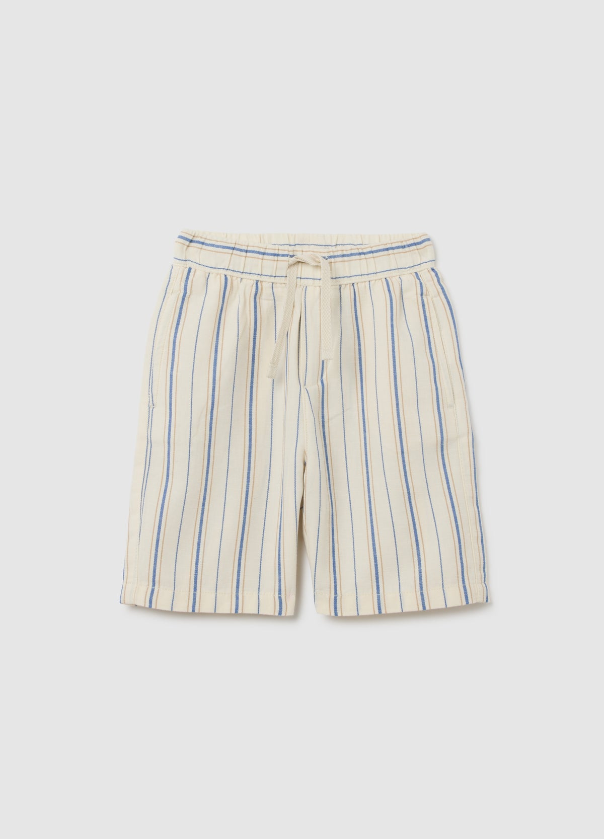 Children'S Multi-Colour Cotton Blend Regular Fit Shorts With Elasticated Waist And Drawstring