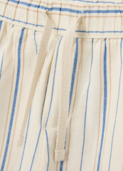 Children'S Multi-Colour Cotton Blend Regular Fit Shorts With Elasticated Waist And Drawstring