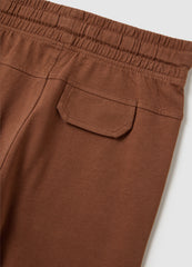 OVS Children'S Brown Pure Cotton Shorts, Regular Fit With Print