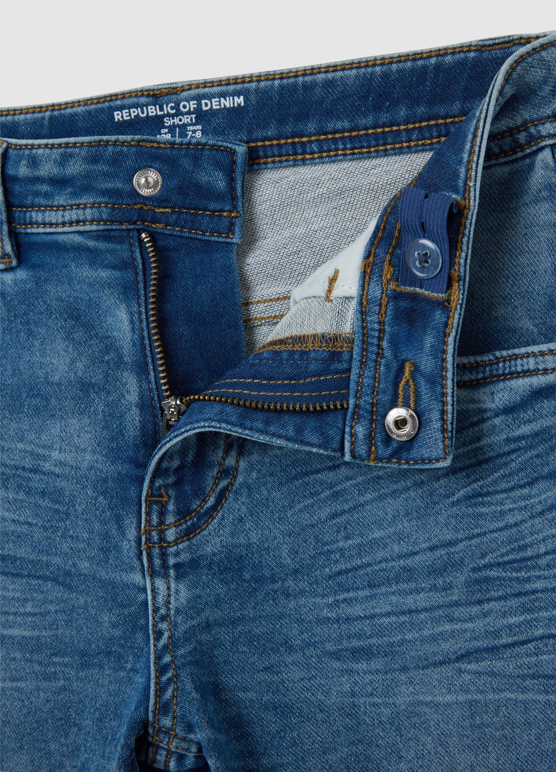 Children'S Regular Fit Denim Shorts