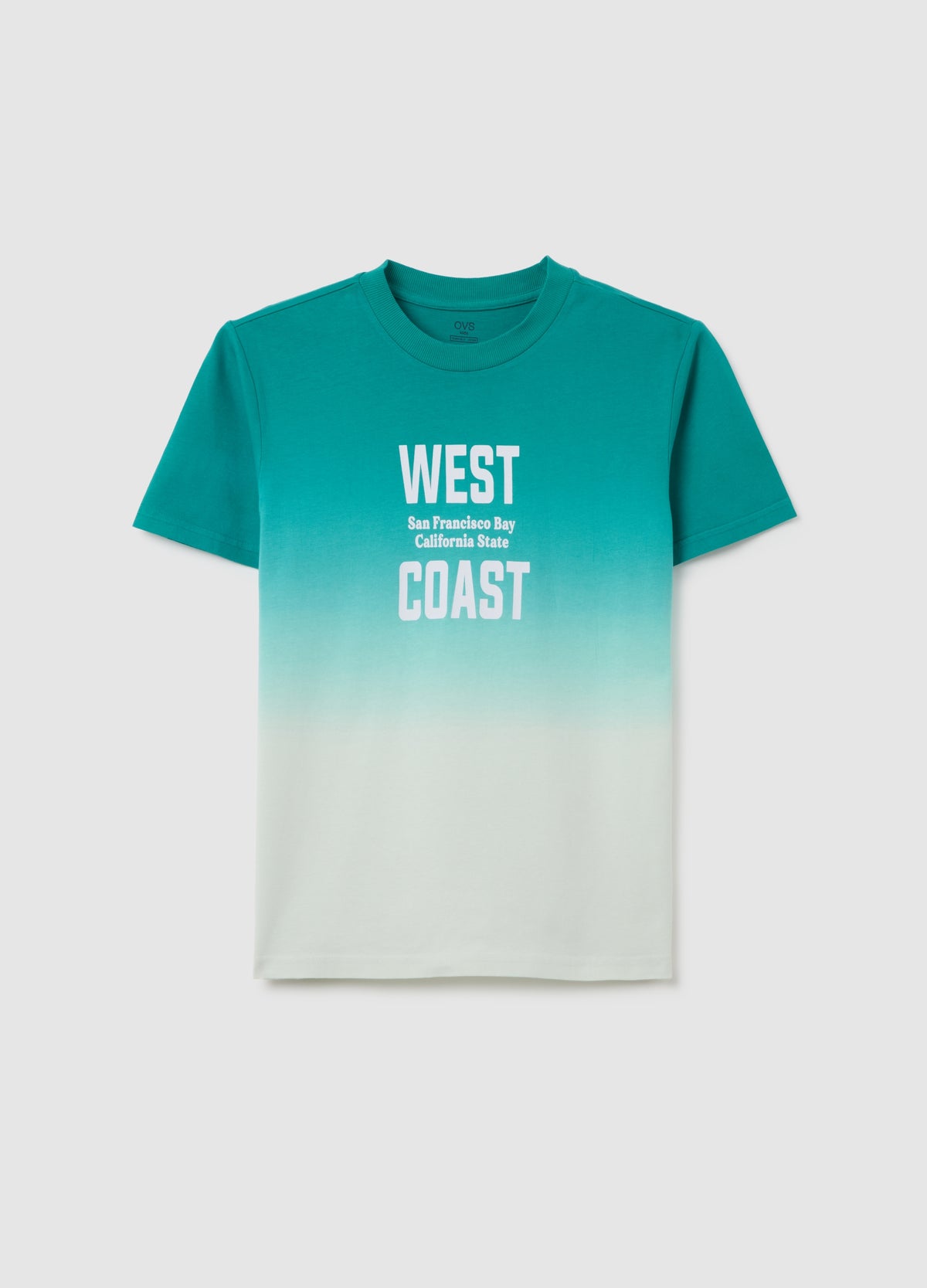Boys' Pure Cotton Multicolour Regular Fit T-Shirt With West Coast Graphic