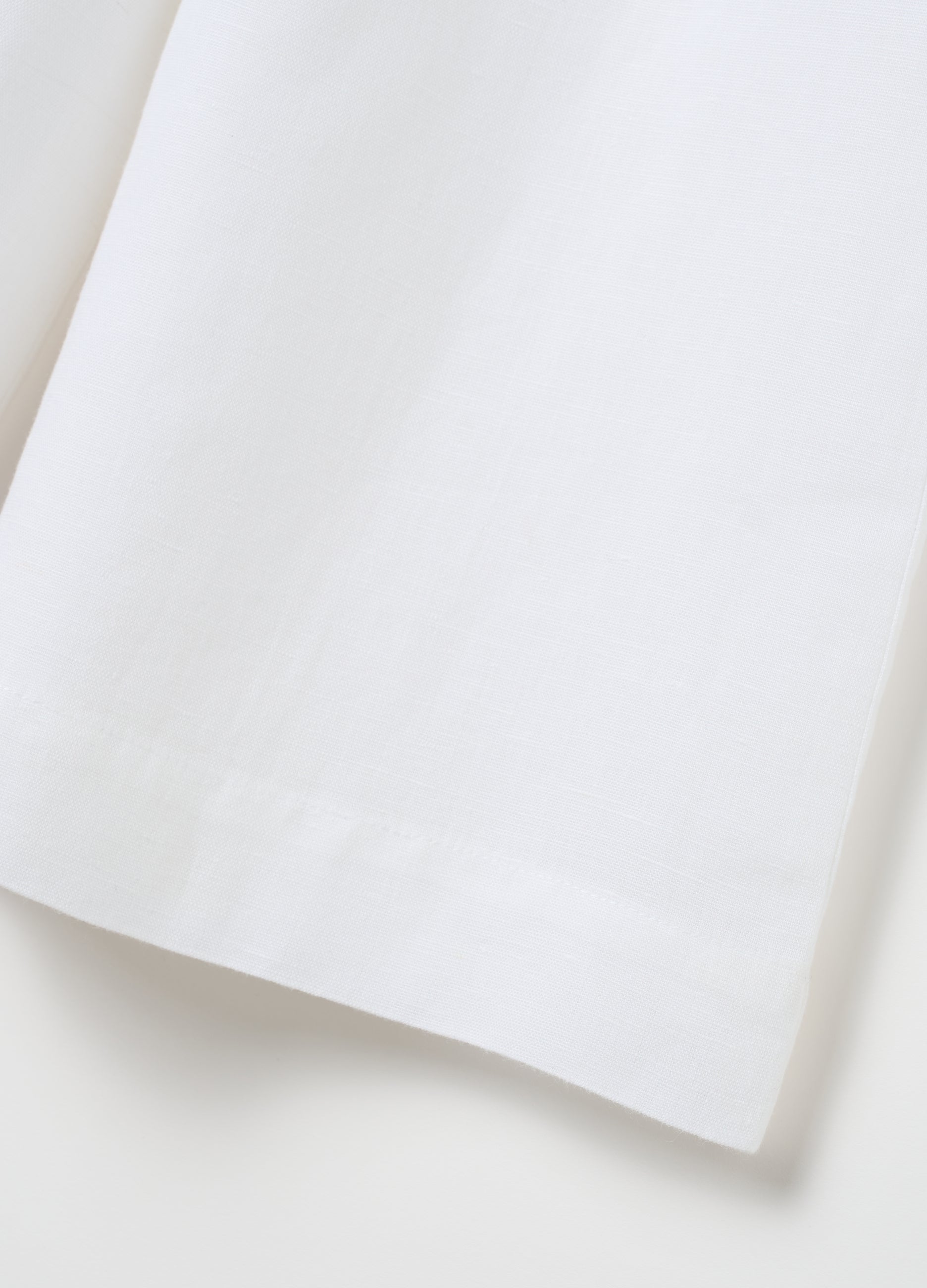 Girls' White Cotton Culotte Trousers With Regular Fit