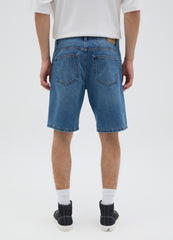 Men'S Pure Cotton Denim Shorts With Regular Fit And Five Pockets