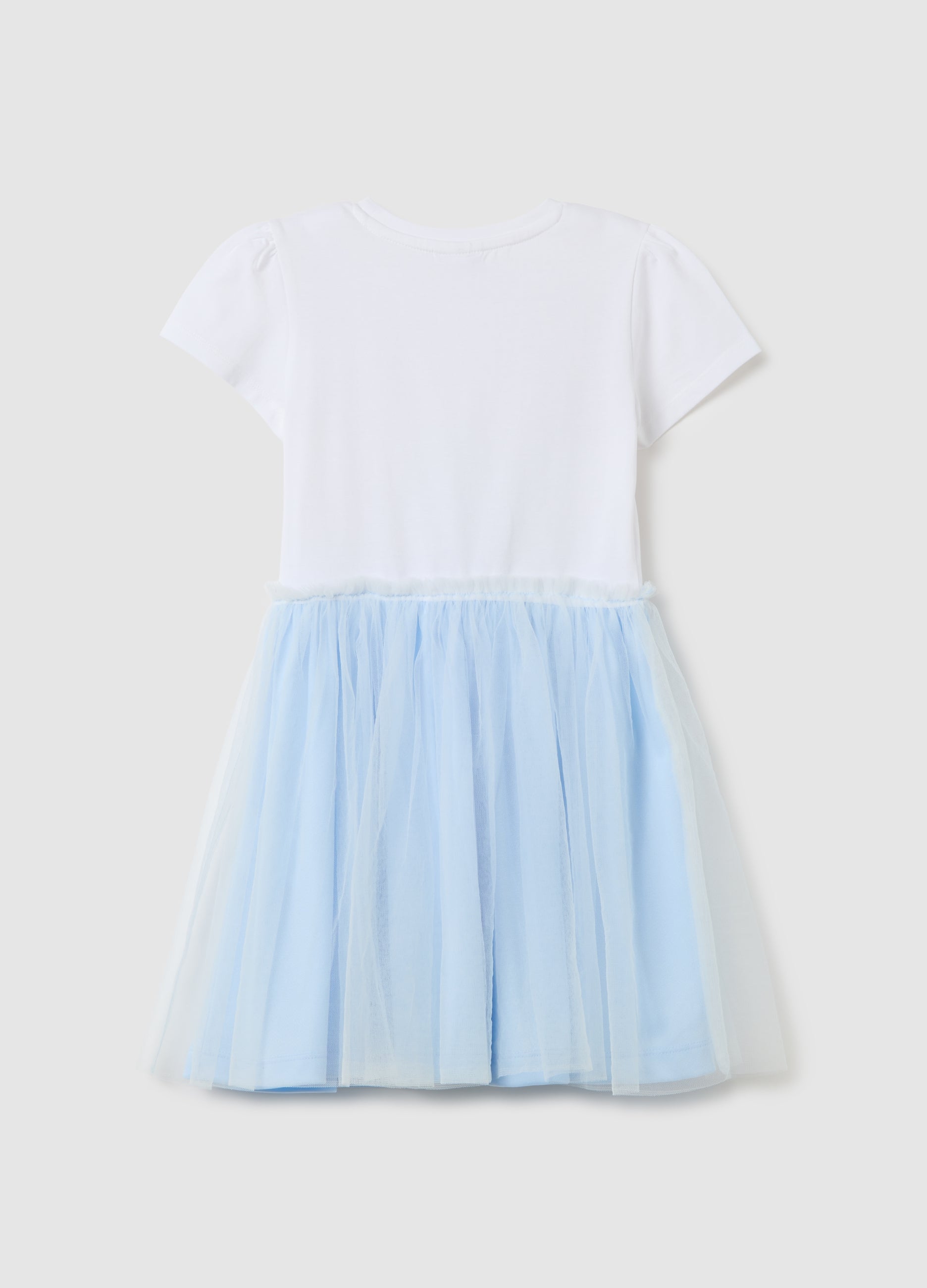 Girl'S Multi-Colour Cotton Blend Dress, Regular Fit