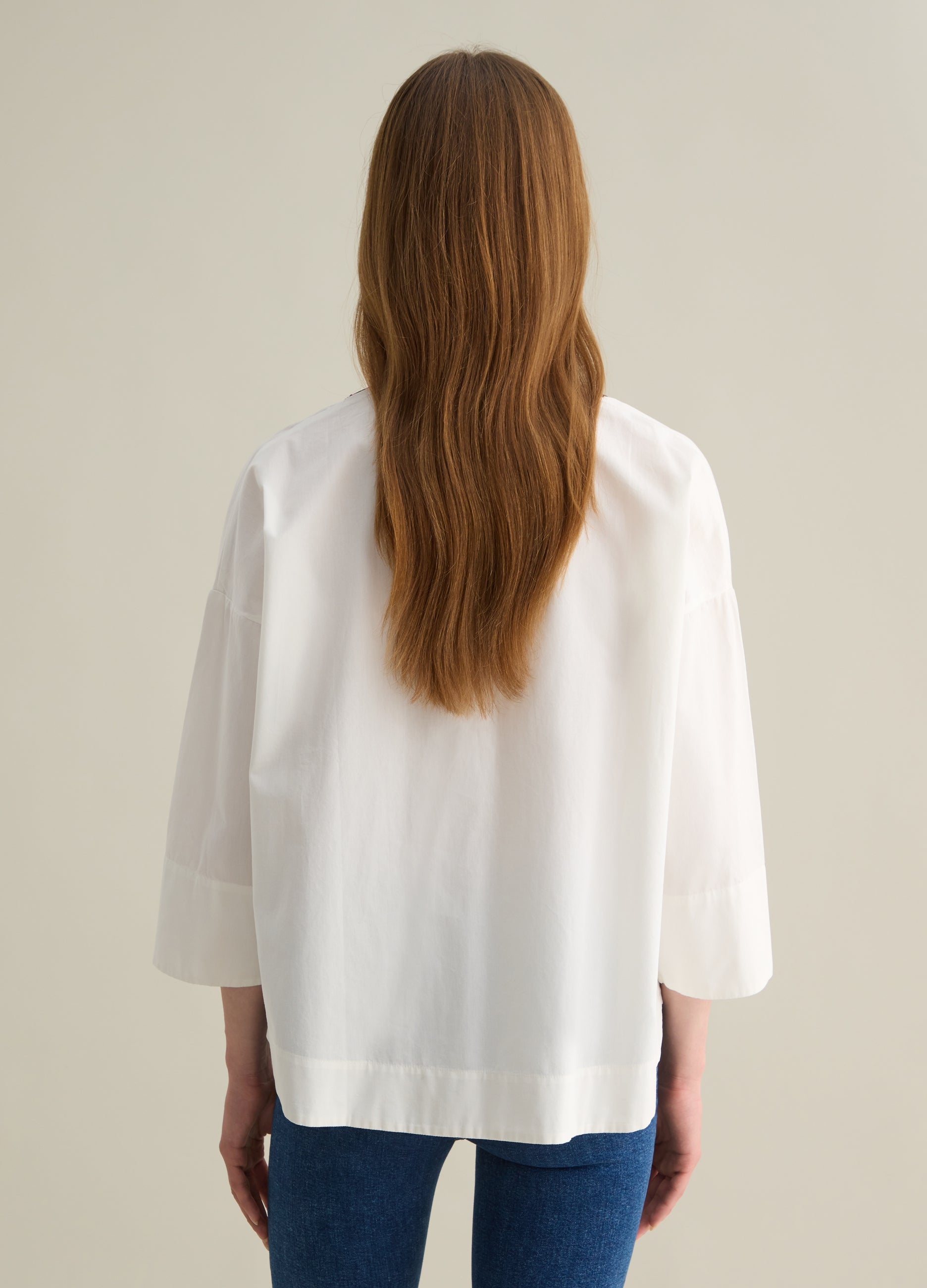 Shirt With Multicolor Piombo Details