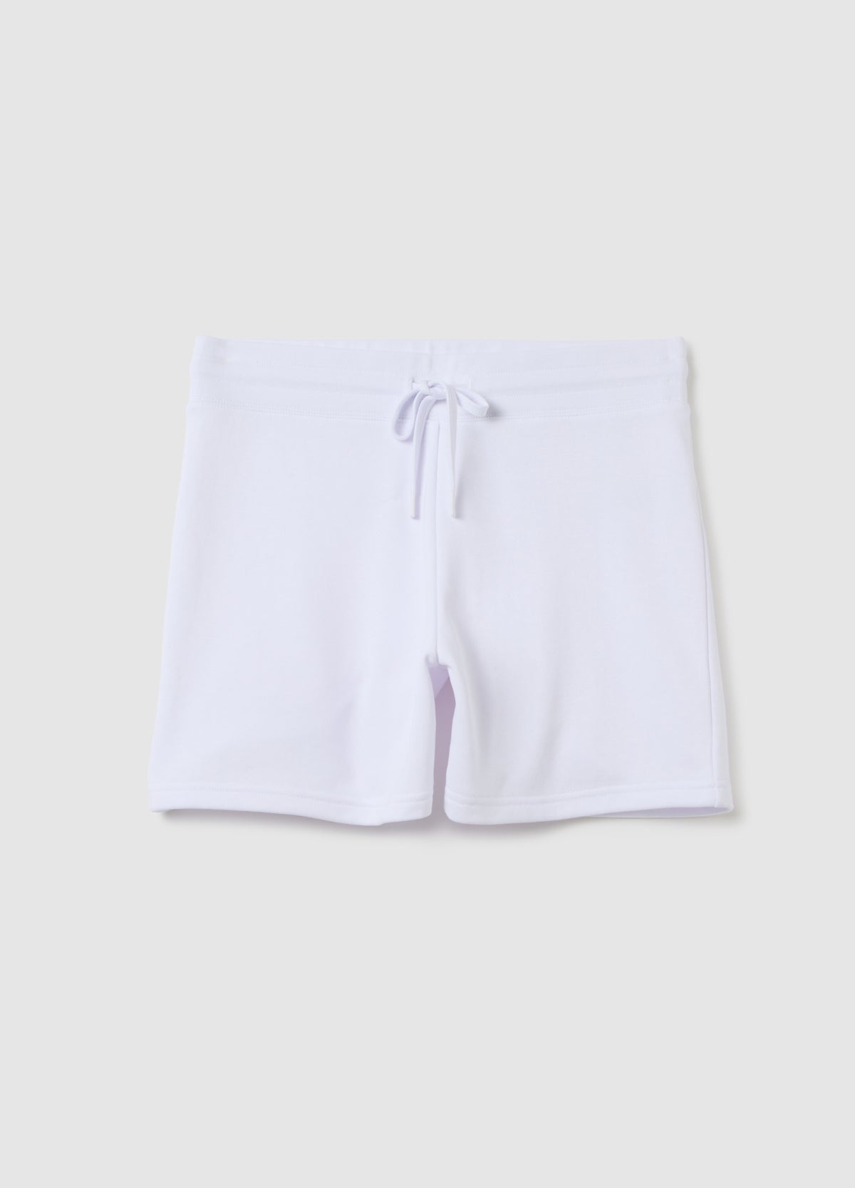 OVS Women'S White Cotton Blend Shorts Regular Fit