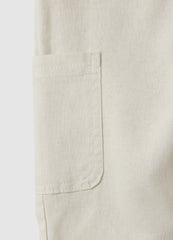 OVS Children'S Beige Linen Blend Trousers Regular Fit