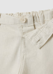 OVS Children'S Beige Linen Blend Trousers Regular Fit