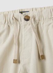 OVS Children'S Beige Linen Blend Relaxed Fit Trousers