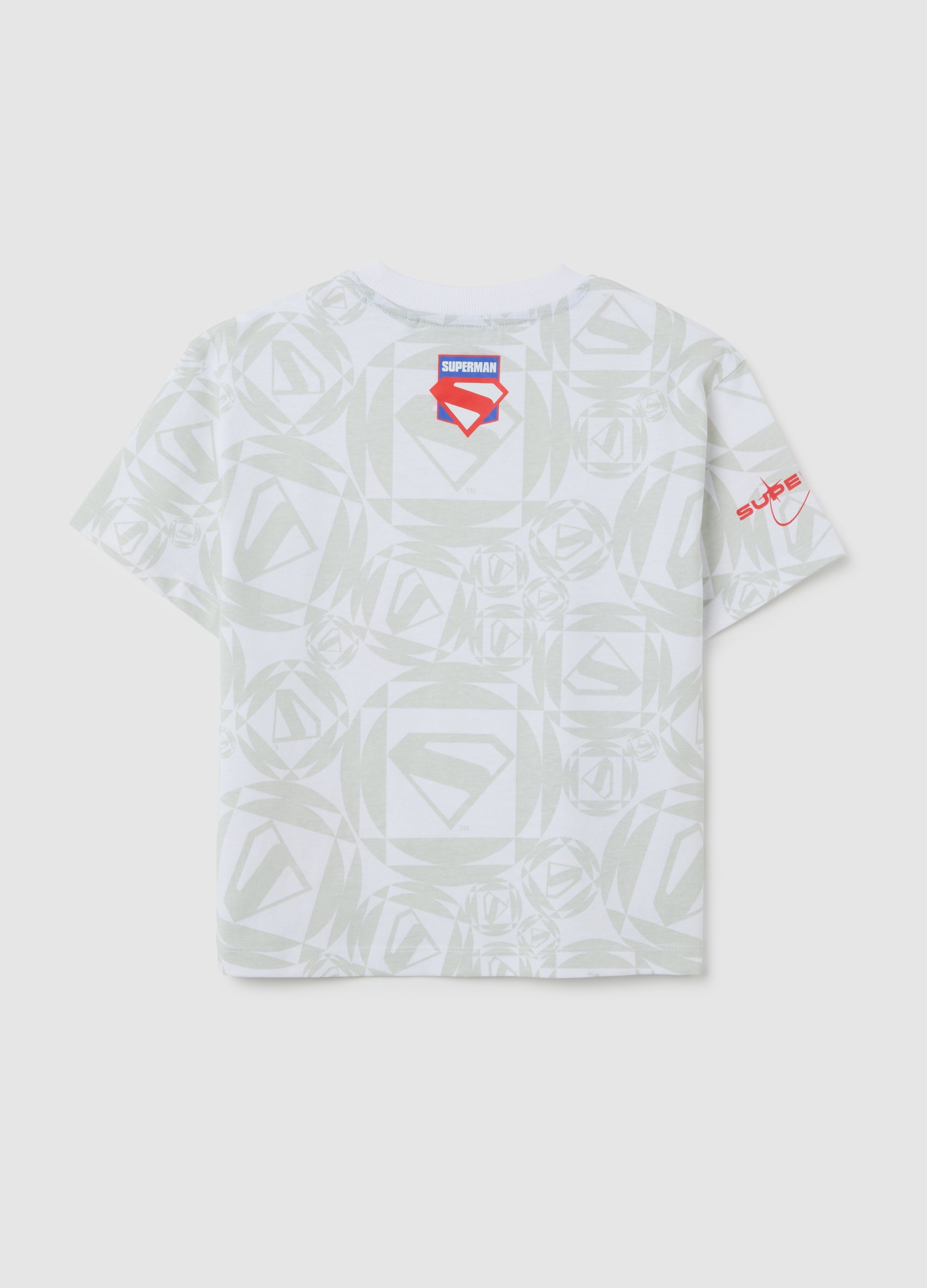 OVS Multicolour Pure Cotton Children'S T-Shirt With Superman Print