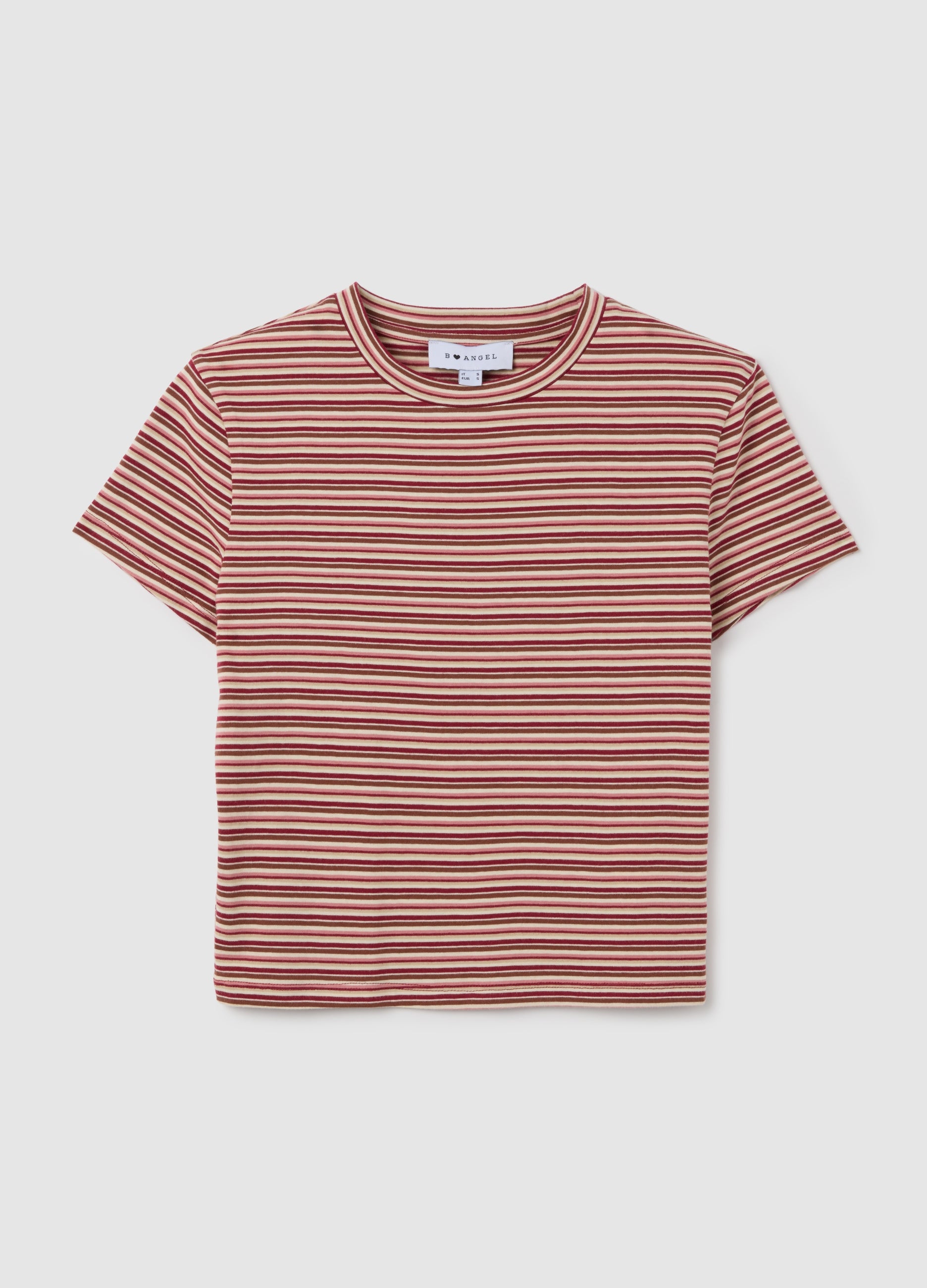 OVS Women'S Multicolour Pure Cotton T-Shirt