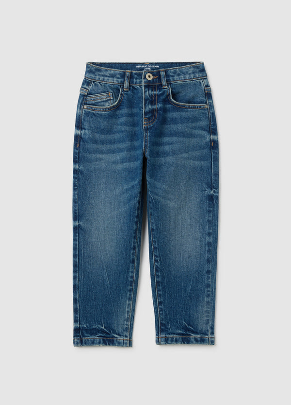 OVS Children'S Blue Denim Jeans Regular Fit