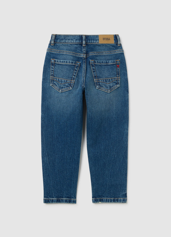 OVS Children'S Blue Denim Jeans Regular Fit