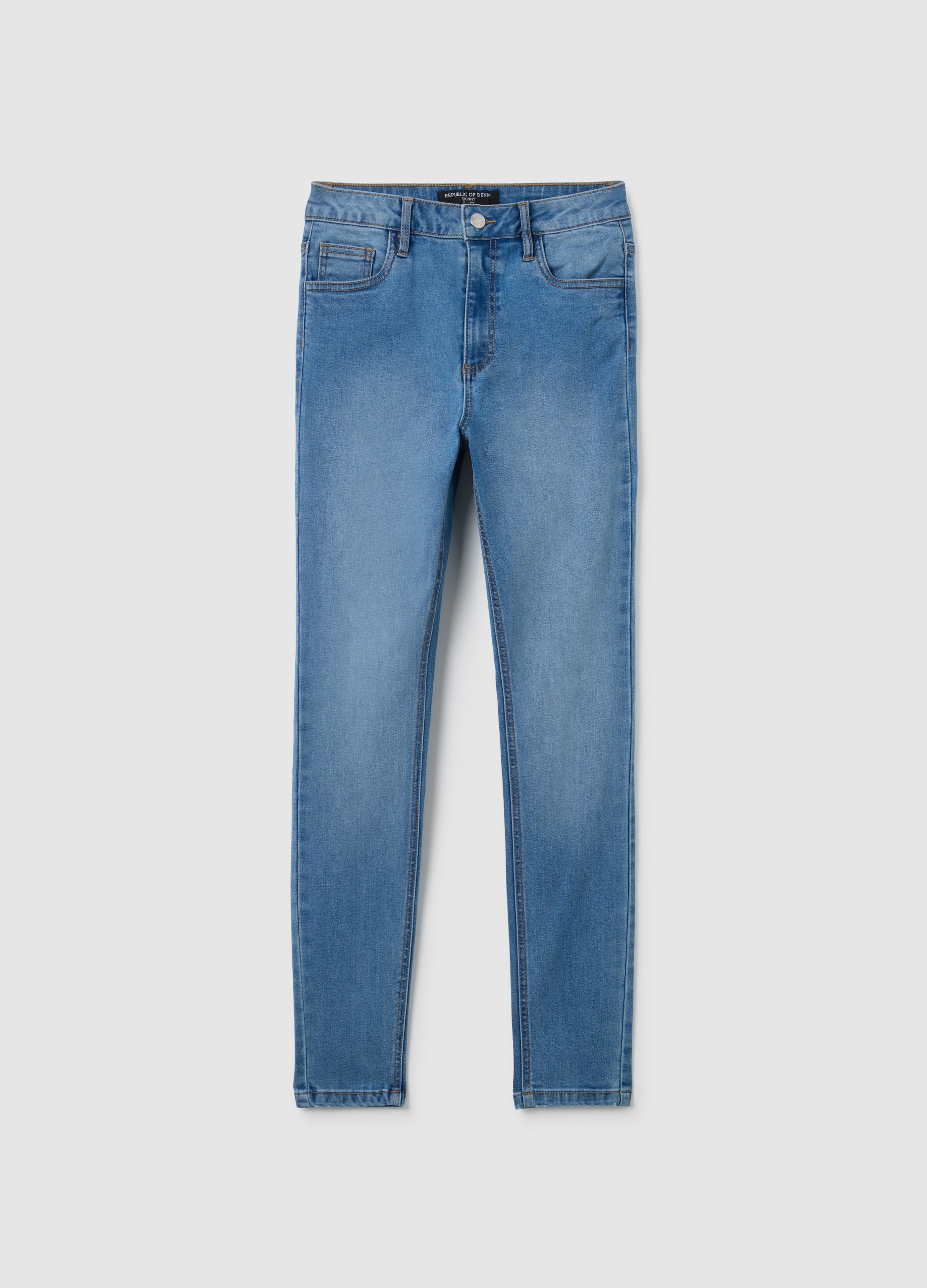 OVS Women'S Skinny Fit Black Denim Jeans
