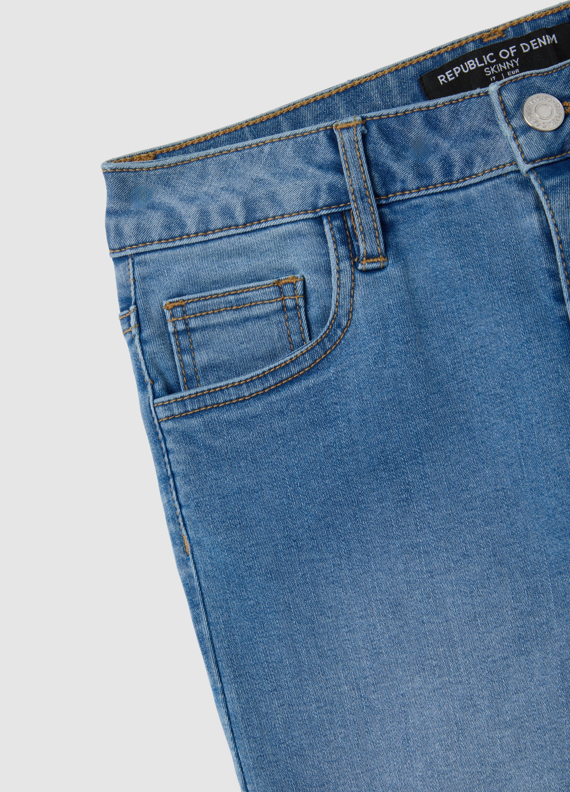 OVS Women'S Skinny Fit Black Denim Jeans