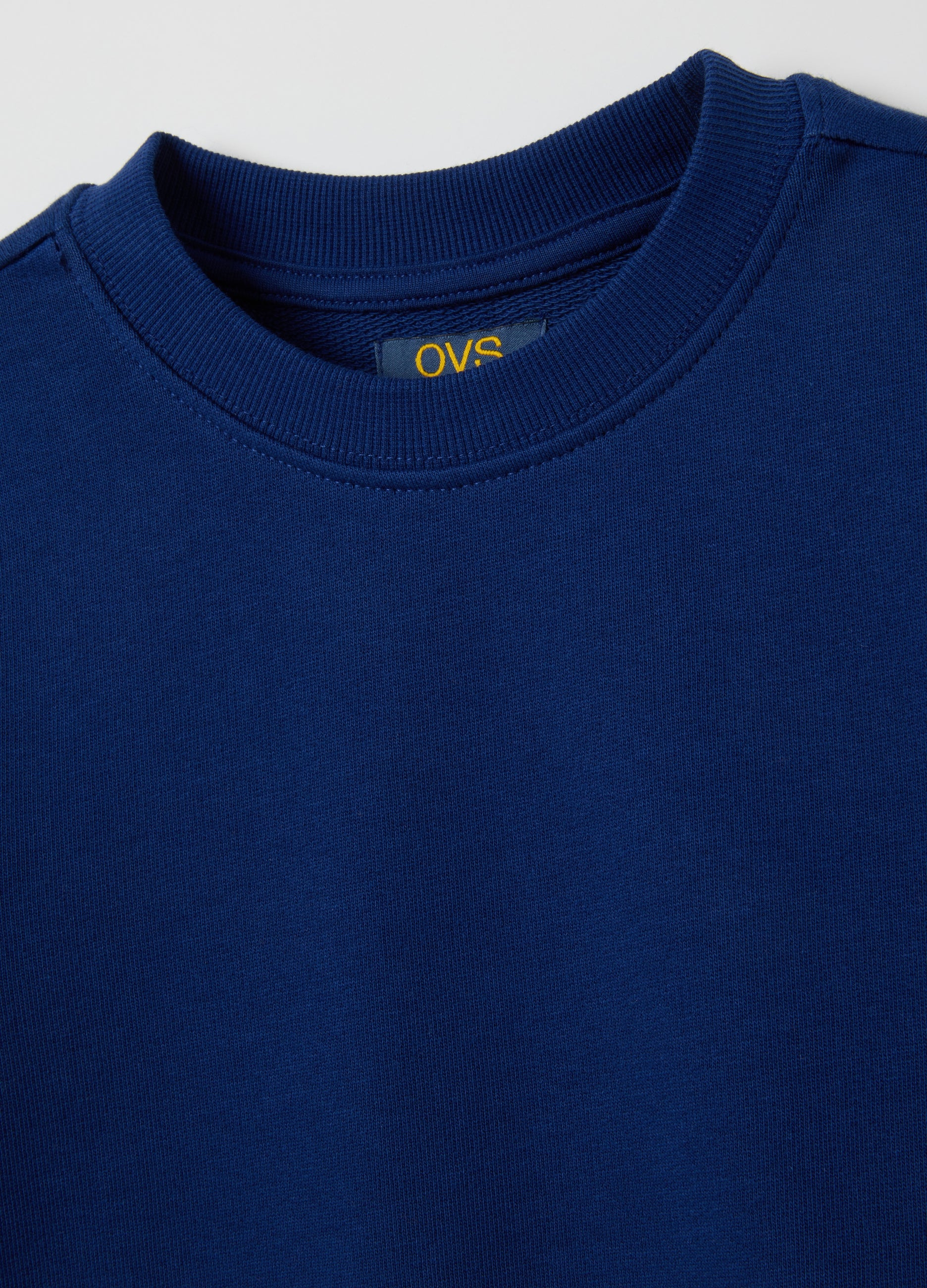 سويت شيرت أطفال OVS من القطن الأزرق النقي