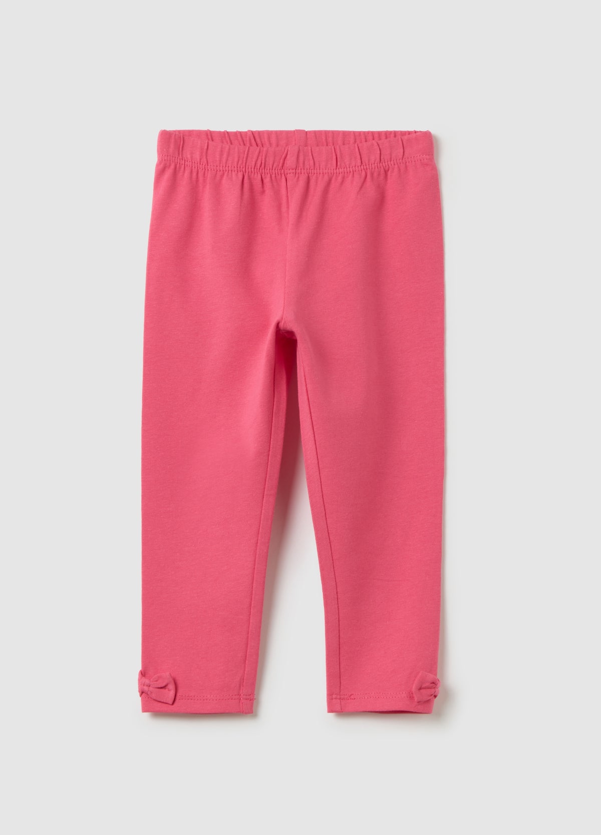 OVS Girls' Stretch Cotton Pink Leggings