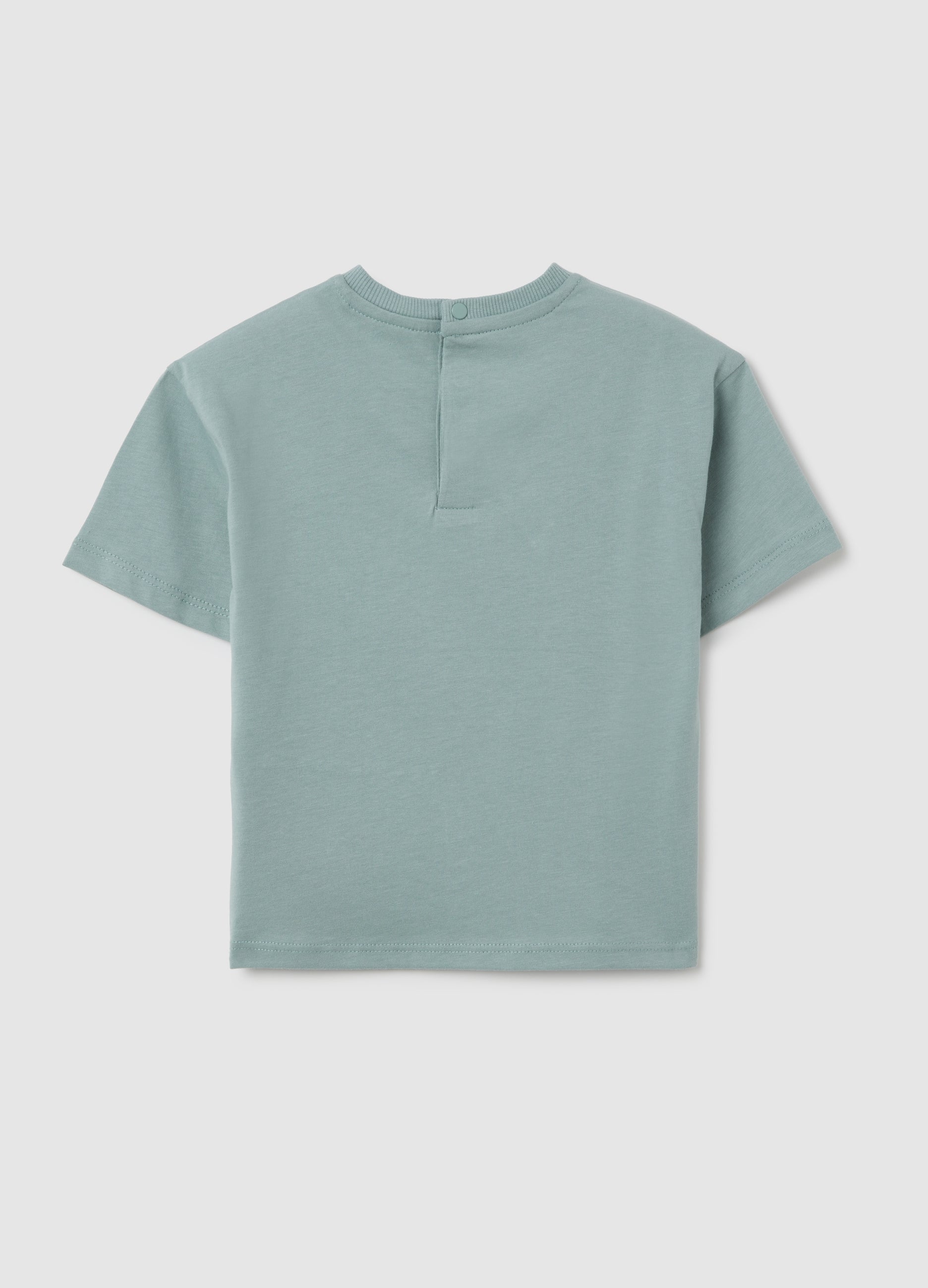 OVS Children'S Green Pure Cotton T-Shirt, Regular Fit