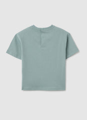 OVS Children'S Green Pure Cotton T-Shirt, Regular Fit