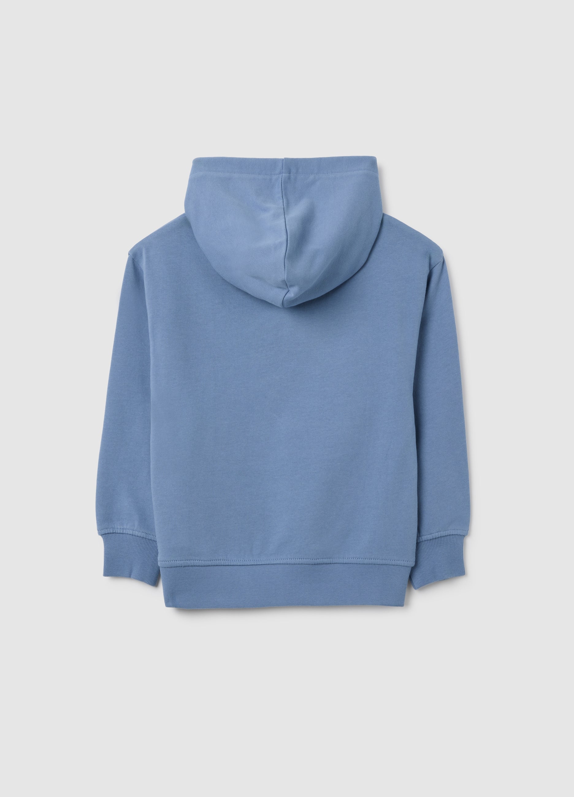 OVS Regular Fit Light Blue Children'S Sweatshirt In Pure Cotton