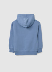 OVS Regular Fit Light Blue Children'S Sweatshirt In Pure Cotton
