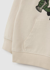 OVS Beige Regular Fit Kids' Sweatshirt In Pure Cotton