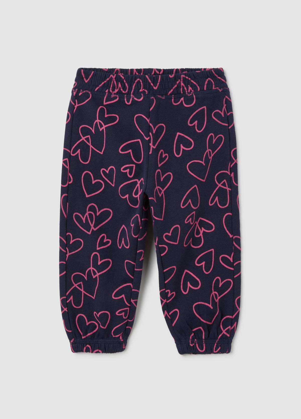 OVS Girls' Multicolour Pure Cotton Regular Fit Trousers