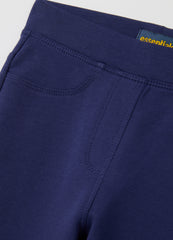 OVS Girls' Blue Stretch Cotton Leggings