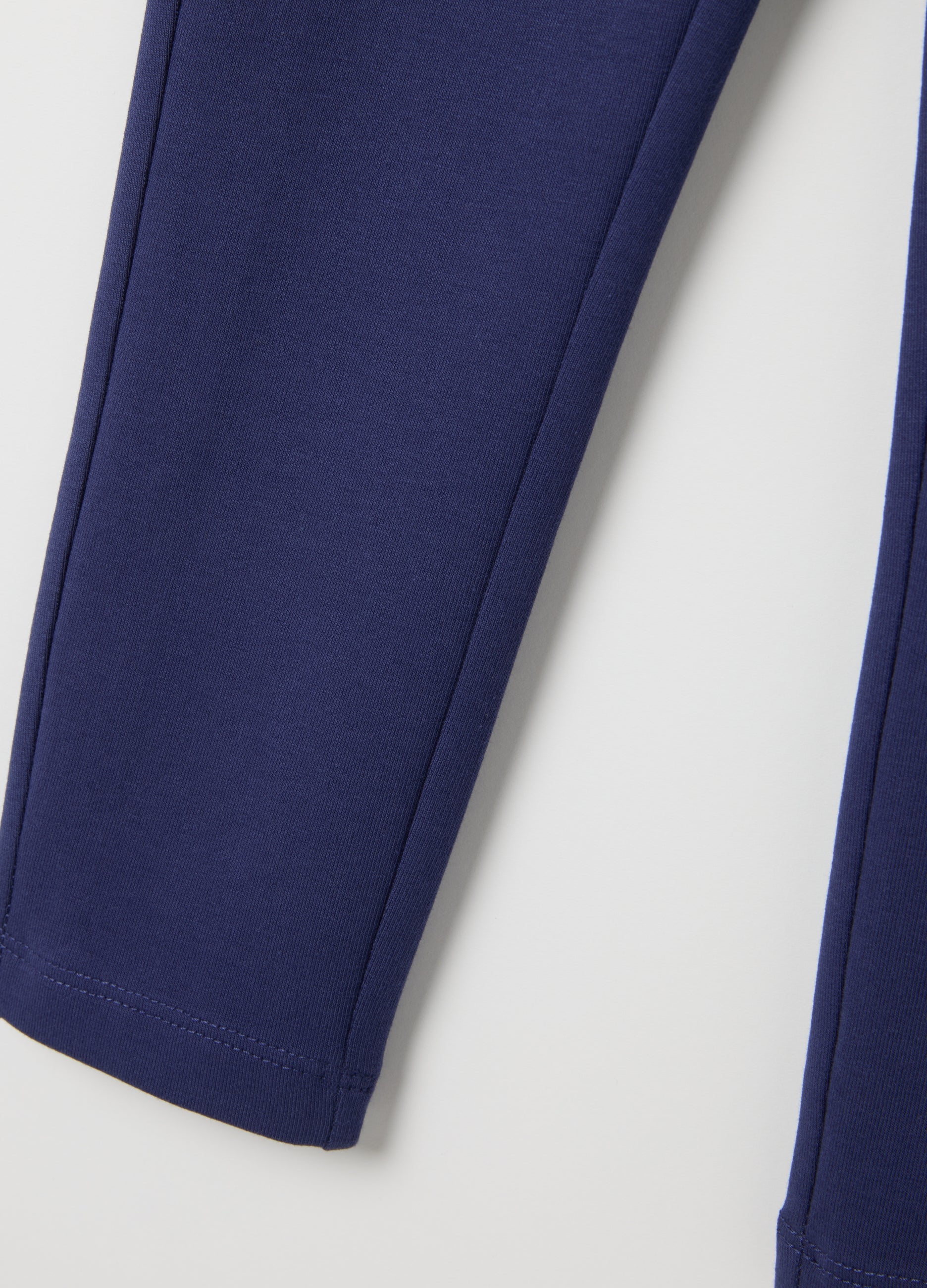 OVS Girls' Blue Stretch Cotton Leggings