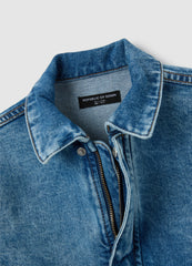 OVS Children'S Blue Denim Jacket With Cargo Pockets