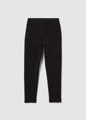 OVS Girls' Black Stretch Cotton Slim Fit Leggings