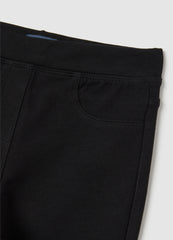 OVS Girls' Black Stretch Cotton Slim Fit Leggings