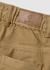 OVS Child'S Beige Cotton Blend Trousers Regular Fit