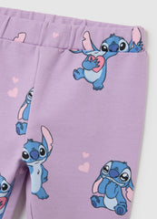 OVS White Cotton Girl Set With Stitch