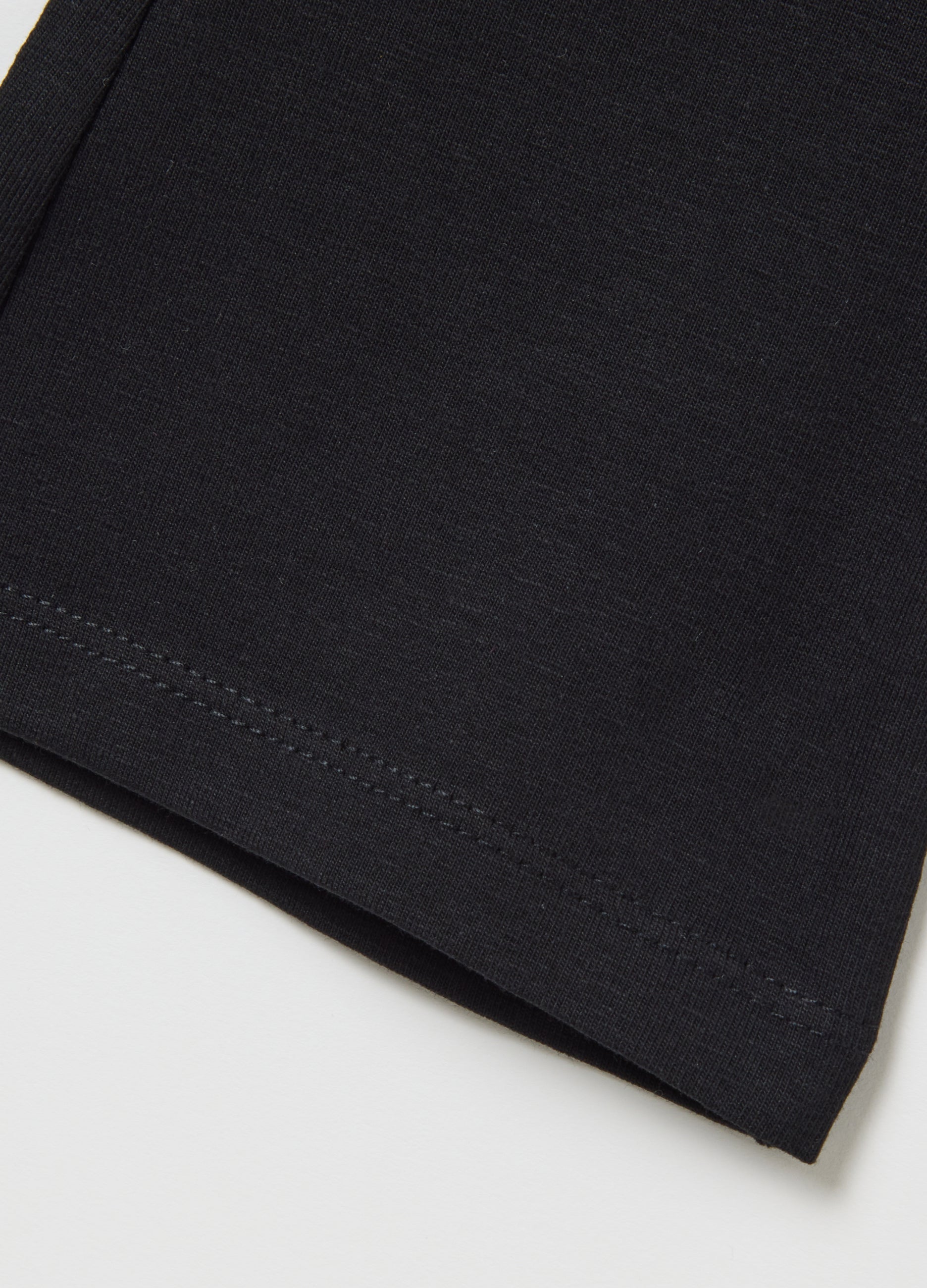 OVS Girls' Black Cotton Flare Leggings