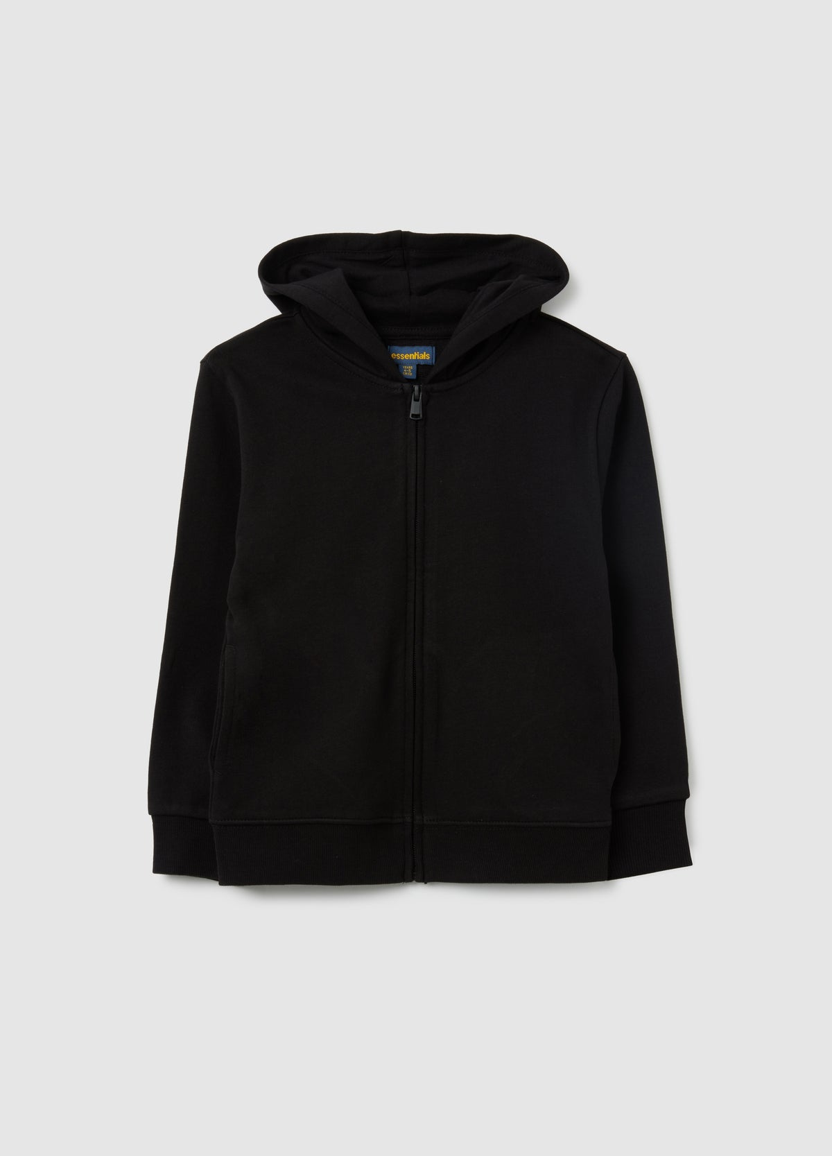 OVS Children'S Black Pure Cotton Hoodie, Regular Fit