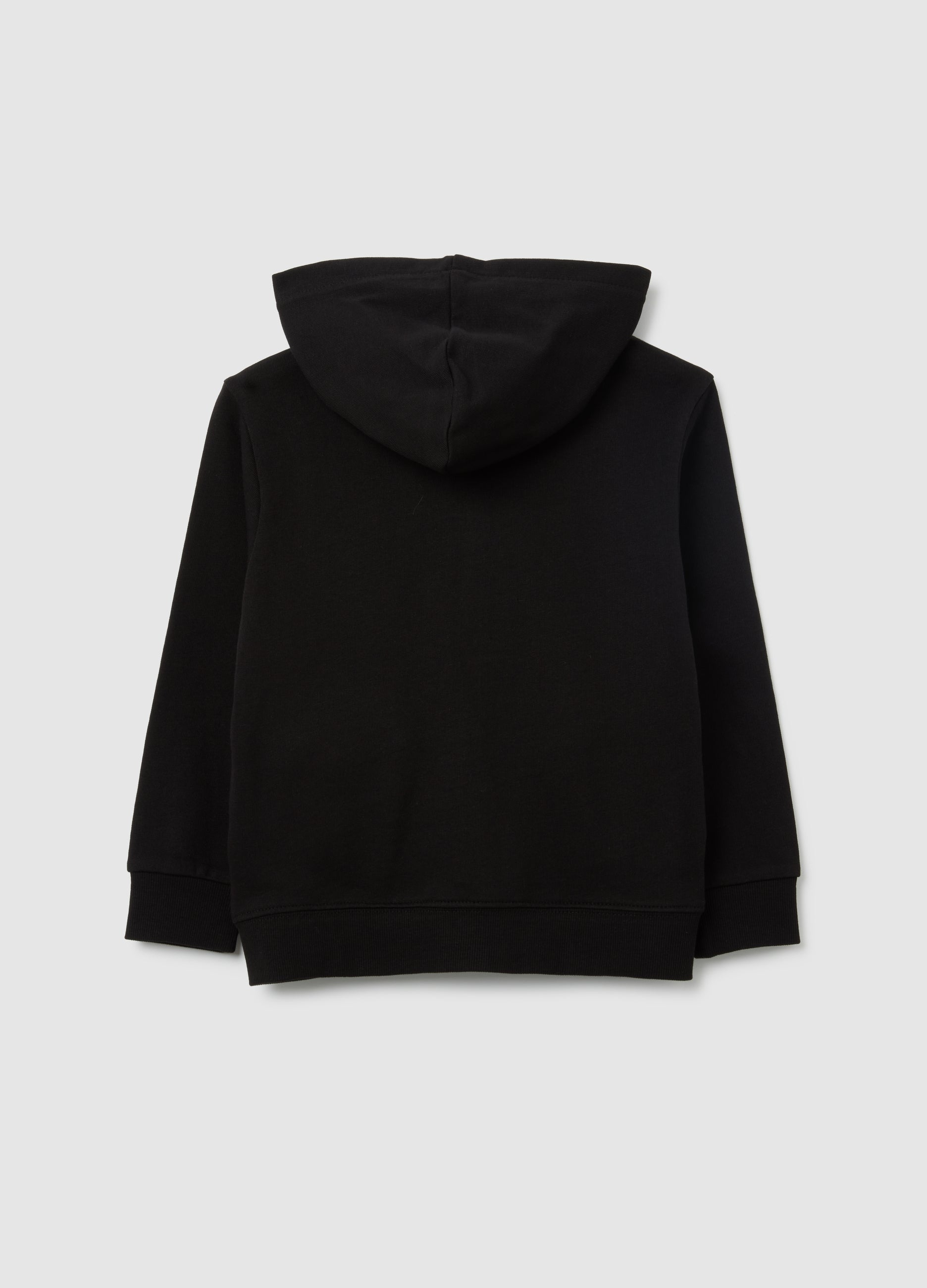 OVS Children'S Black Pure Cotton Hoodie, Regular Fit