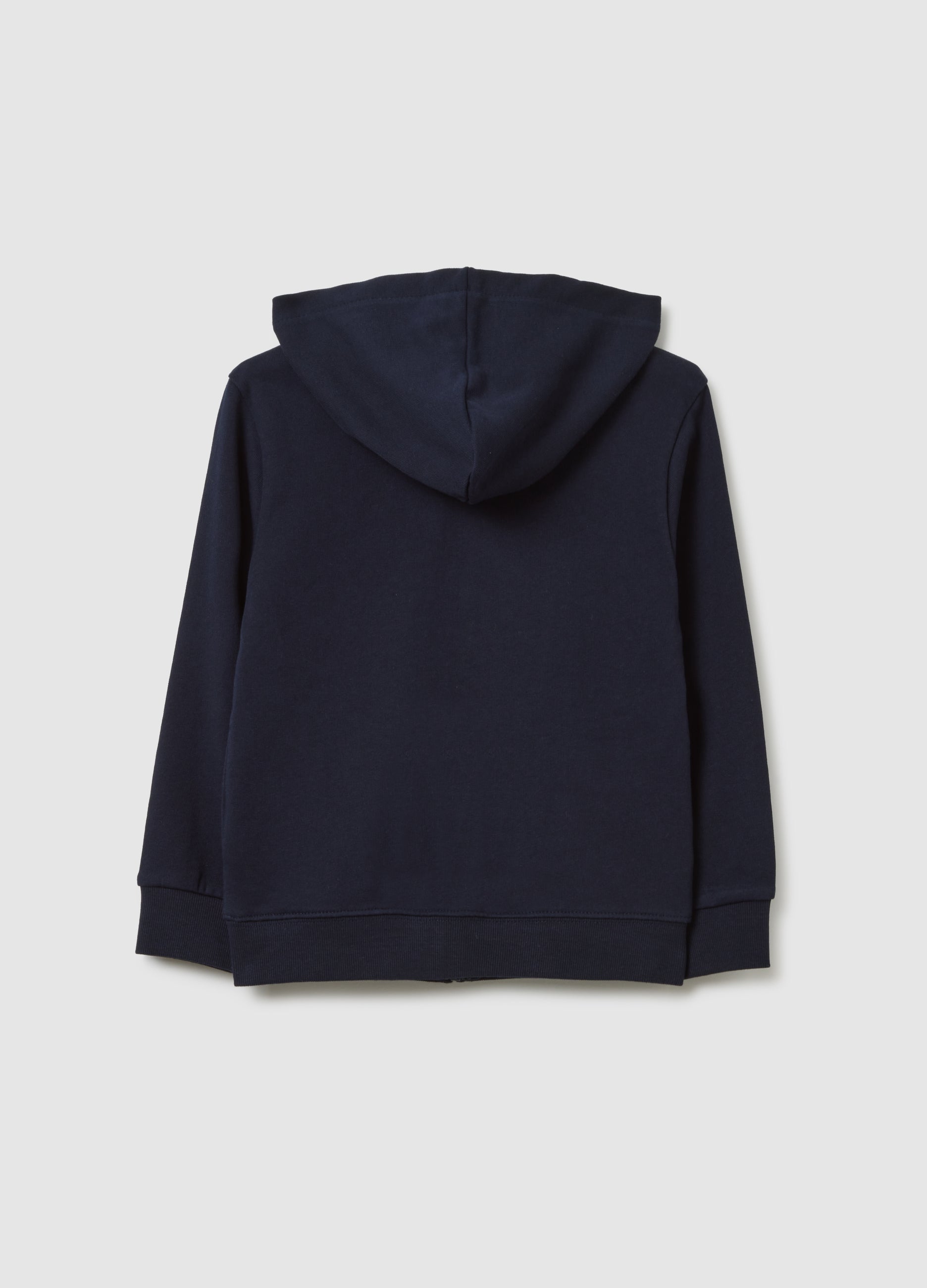 OVS Children'S Regular Fit Blue Cotton Hoodie