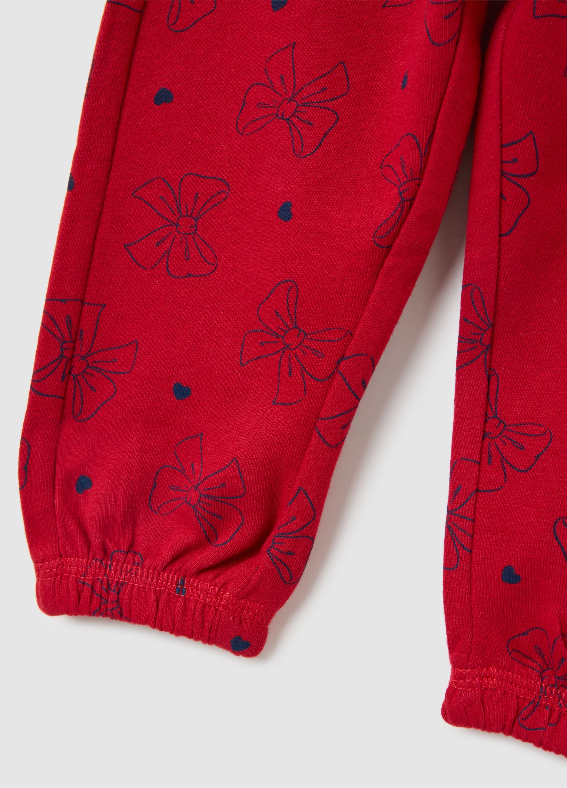 OVS Girls' Pure Cotton Red Trousers