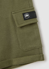 OVS Child'S Green Cotton Regular Fit Bermuda Shorts