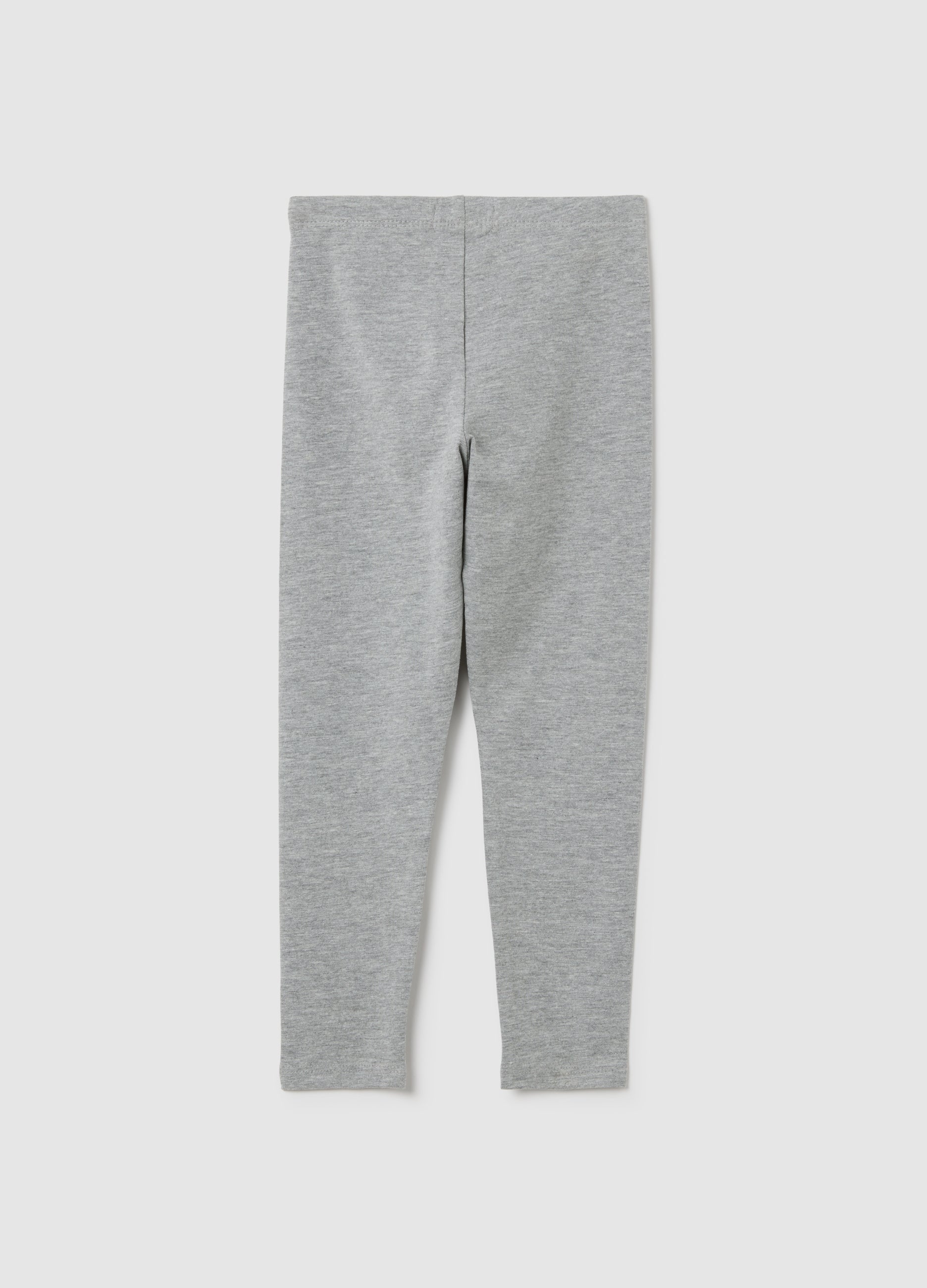 OVS Girls' Grey Stretchy Cotton Skinny Leggings