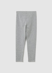 OVS Girls' Grey Stretchy Cotton Skinny Leggings