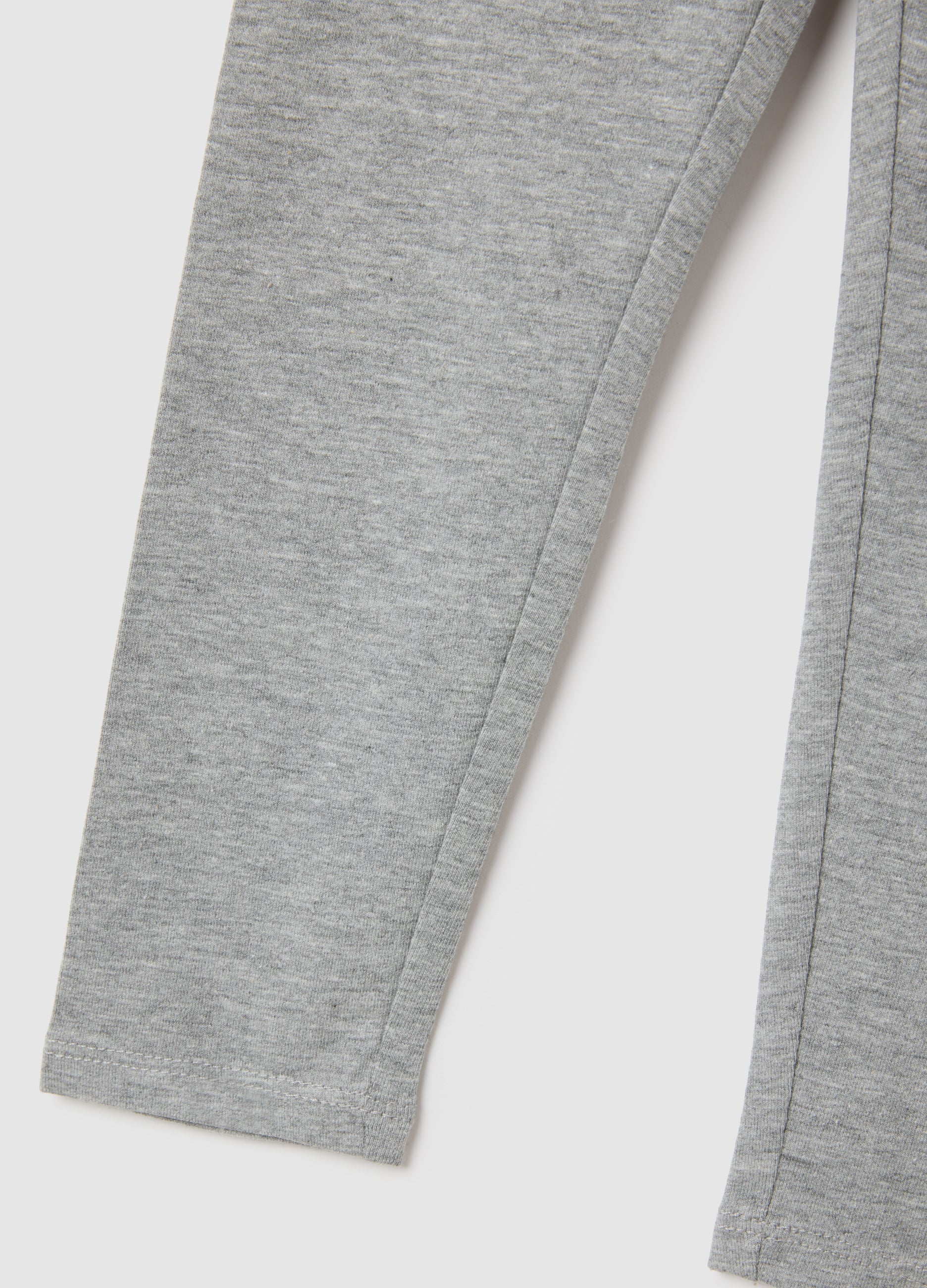 OVS Girls' Grey Stretchy Cotton Skinny Leggings