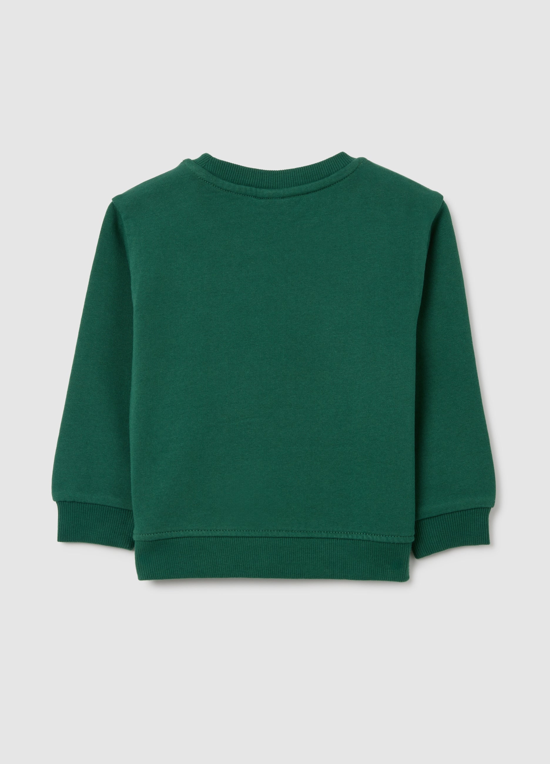 OVS Green Pure Cotton Regular Fit Children'S Sweatshirt