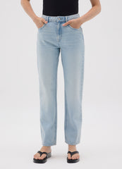 OVS Women'S Regular Fit Light Blue Jeans In Pure Cotton