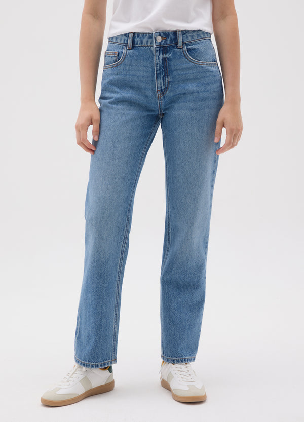 OVS Women'S Regular Fit Pure Cotton Denim Jeans