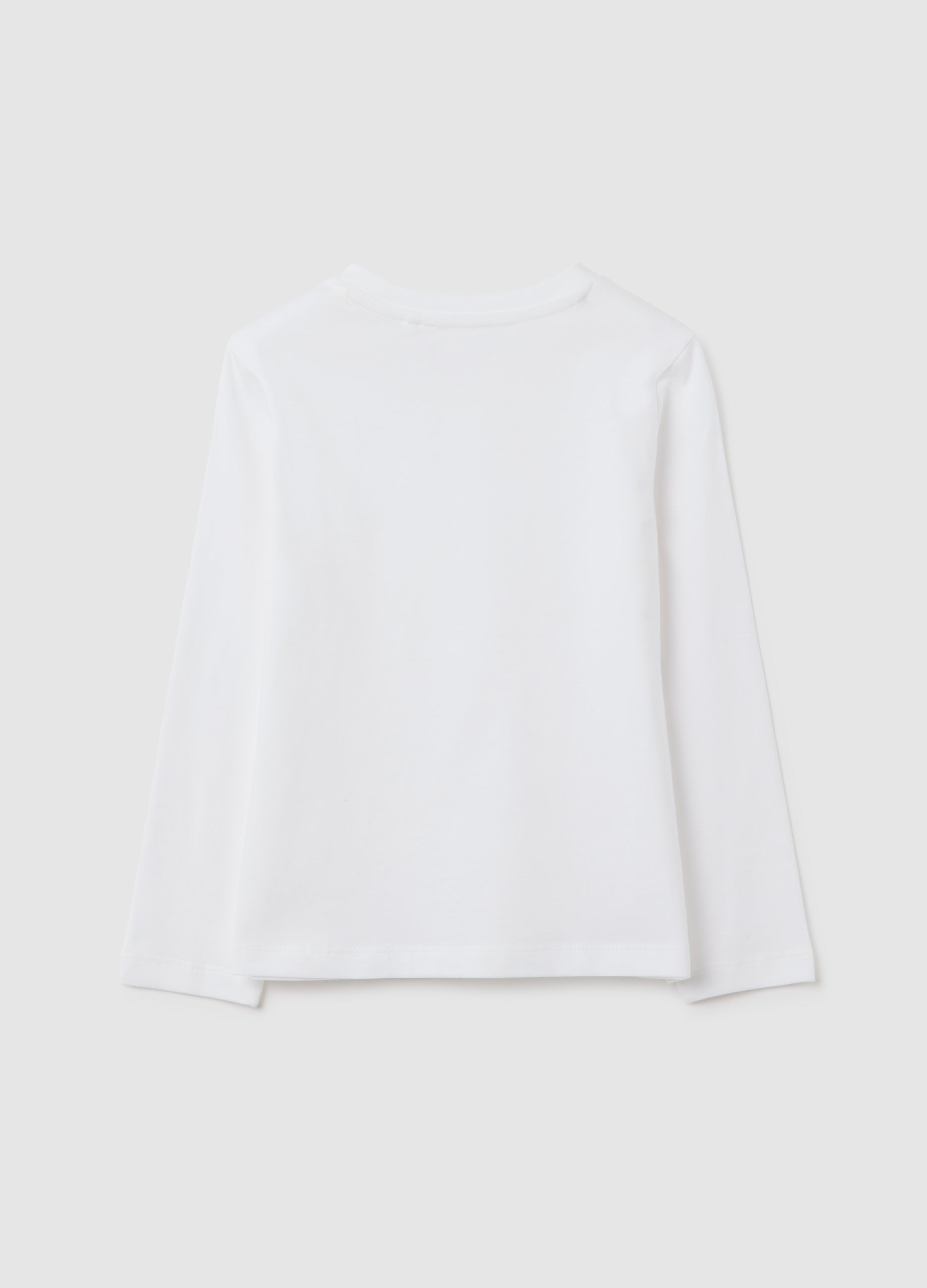 OVS White Pure Cotton Regular Fit Girl'S Top